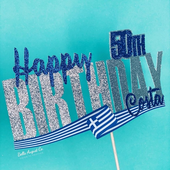 Custom Country Cake Topper - Picture 2 of 4